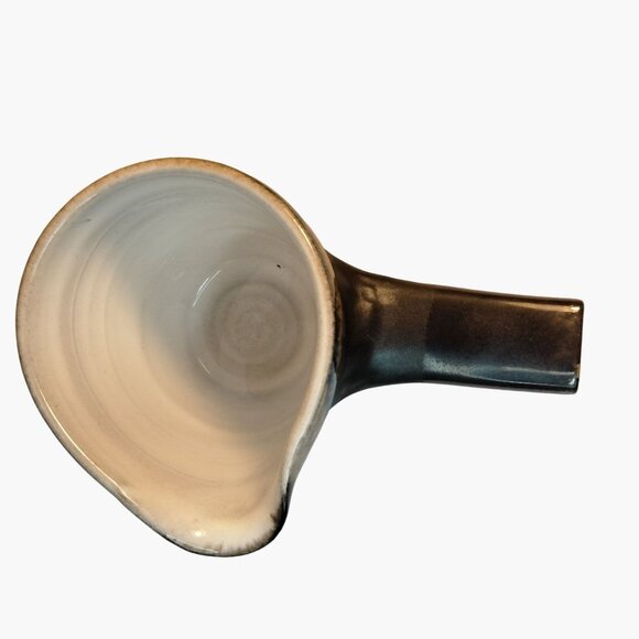 Stoneware Pitcher Cup Handle Pour Spout Yuzamashi Terracotta Stamped S P Rustic - Picture 5 of 9